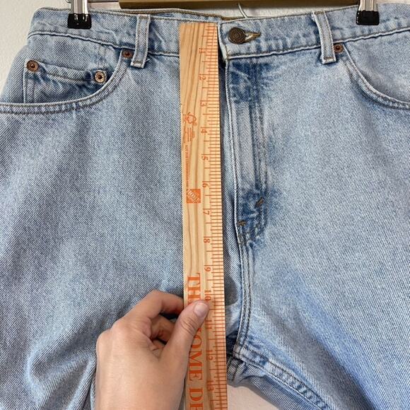 Vintage Levis 551 Jeans Womens 12 Relaxed Fit Tapered Leg Denim 90s Vintage - Picture 6 of 13